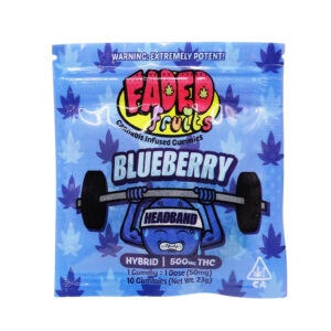 Faded Fruits Blueberry Headband Gummies