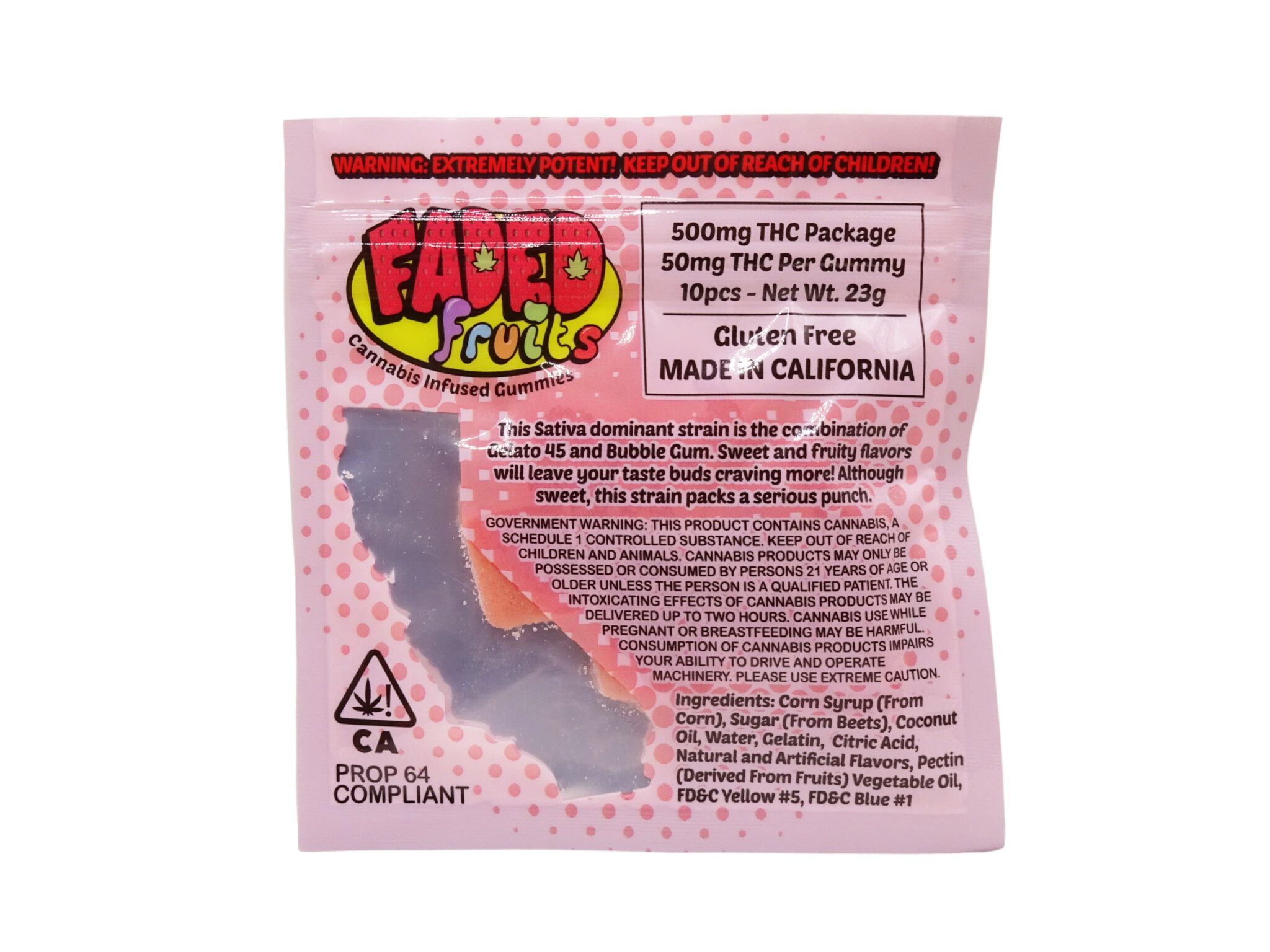 Faded Fruits Bubblegum Gelato Gummies